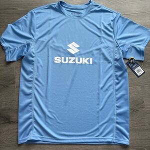 Huk Performance Fishing Suzuki Sky Blue T Shirt Size Mens Medium New